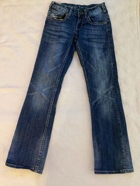 Cowgirl Tuff straight wide leg jeans-SZ 24/31
@1